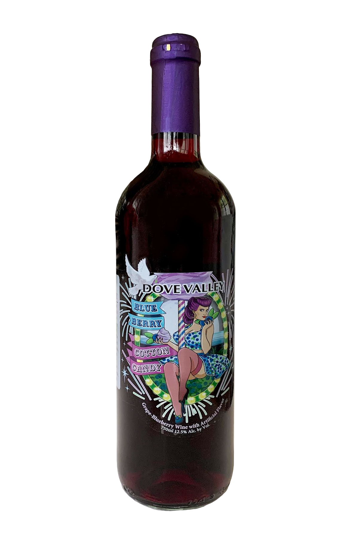 Cotton Candy Blueberry Wine - Dove Valley Wine